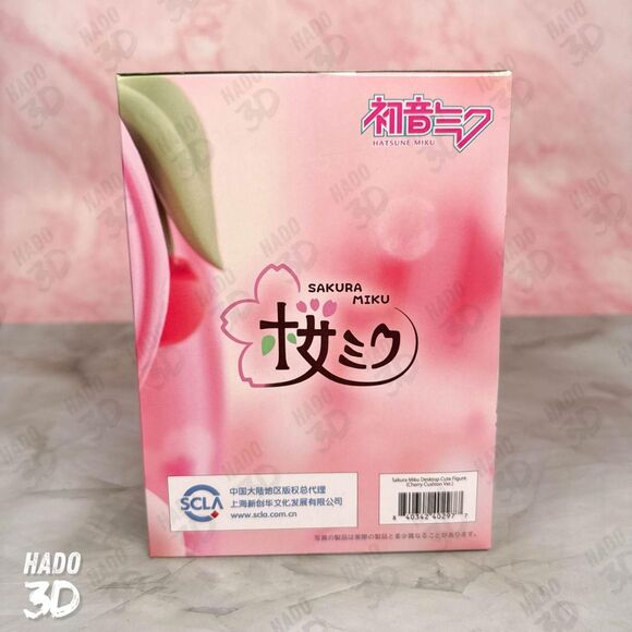 Hatsune Miku Desktop Cute Taito Figure Sakura Miku: Cherry Cushion Ver US SELLER - Picture 3 of 7